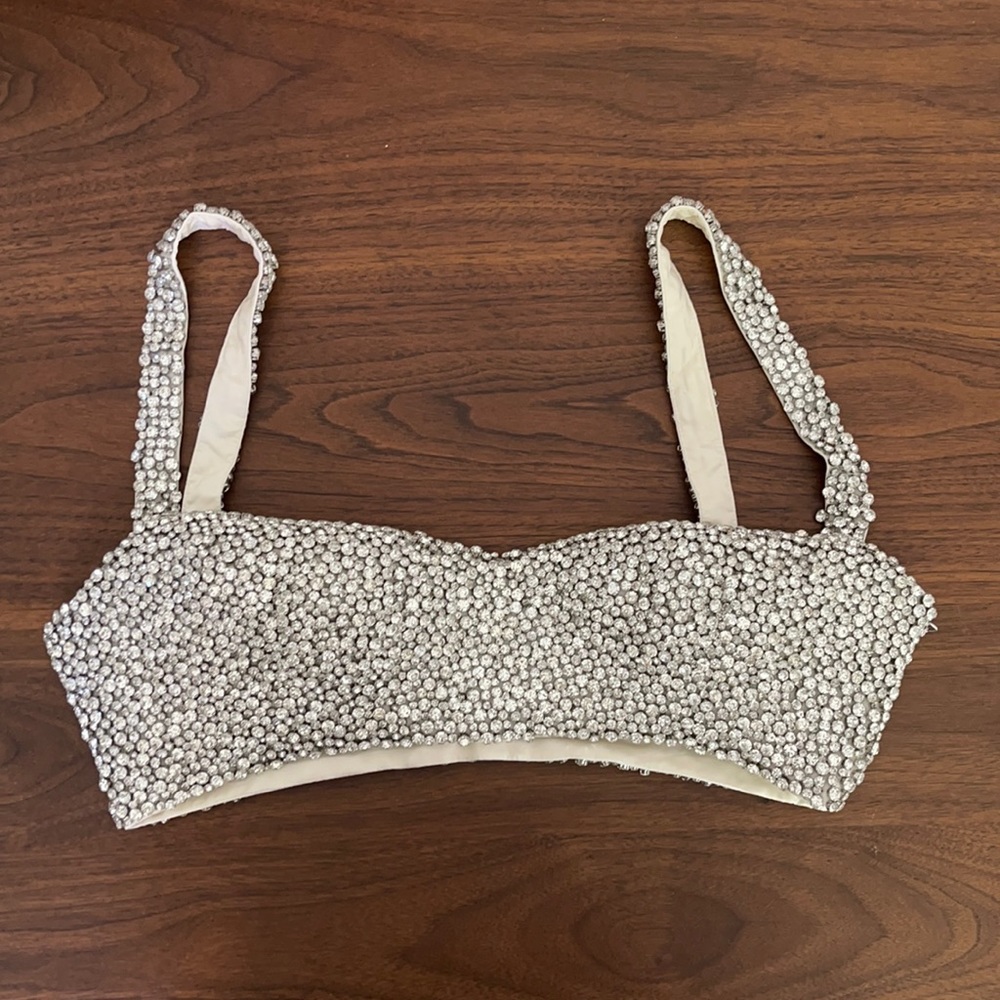 MOSCHINO X H&M DIAMANTÉ CROP